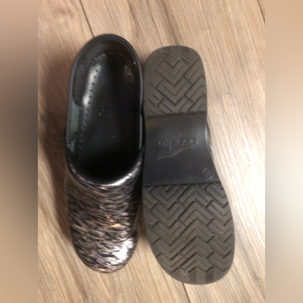 Dansko Metallic Patterned Clogs - image 5